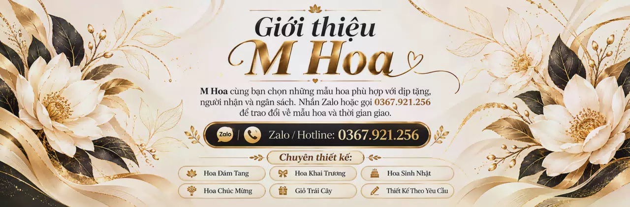 Ảnh bìa Shop hoa tươi Tân An - Cùng bạn gửi lời cảm ơn